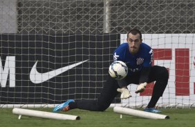 Durante o treino desta manh no CT Joaquim Grava, Parque Ecolgico do Tiete, zona leste de So Paulo. O prximo jogo da equipe ser domingo, dia 27/04, contra o Flamengo, no Pacaembu, vlido pela 2 rodada do Campeonato Brasileiro de 2014