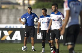 Durante o treino desta tarde no CT Joaquim Grava, Parque Ecológico do Tiete, zona leste de São Paulo. O próximo jogo da equipe será domingo, dia 27/04, contra o Flamengo, no Pacaembu, válido pela 2ª rodada do Campeonato Brasileiro de 2014