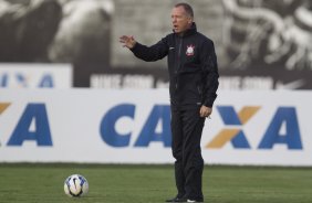 Durante o treino desta tarde no CT Joaquim Grava, Parque Ecológico do Tiete, zona leste de São Paulo. O próximo jogo da equipe será domingo, dia 27/04, contra o Flamengo, no Pacaembu, válido pela 2ª rodada do Campeonato Brasileiro de 2014