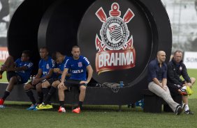Durante o treino desta manhã no CT Joaquim Grava, Parque Ecológico do Tiete, zona leste de São Paulo. O próximo jogo da equipe será amanhã, domingo, dia 27/04, contra o Flamengo, no Pacaembu, válido pela 2ª rodada do Campeonato Brasileiro de 2014