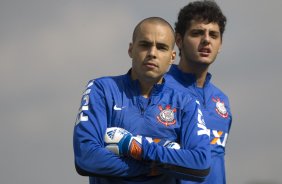 Durante o treino desta manh no CT Joaquim Grava, Parque Ecolgico do Tiete, zona leste de So Paulo. O prximo jogo da equipe ser amanh, domingo, dia 27/04, contra o Flamengo, no Pacaembu, vlido pela 2 rodada do Campeonato Brasileiro de 2014