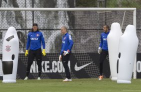 Durante o treino desta manh no CT Joaquim Grava, Parque Ecolgico do Tiete, zona leste de So Paulo. O prximo jogo da equipe ser amanh, domingo, dia 27/04, contra o Flamengo, no Pacaembu, vlido pela 2 rodada do Campeonato Brasileiro de 2014