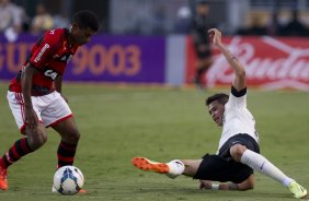 Durante a partida entre Corinthians x Flamengo, realizada esta tarde no estádio do Pacaembu, válida pela 2ª rodada do Campeonato Brasileiro de 2014