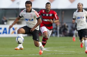 Durante a partida entre Corinthians x Flamengo, realizada esta tarde no estádio do Pacaembu, válida pela 2ª rodada do Campeonato Brasileiro de 2014