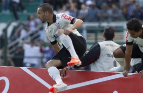 Durante a partida entre Corinthians x Flamengo, realizada esta tarde no estádio do Pacaembu, válida pela 2ª rodada do Campeonato Brasileiro de 2014