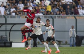 Durante a partida entre Corinthians x Flamengo, realizada esta tarde no estádio do Pacaembu, válida pela 2ª rodada do Campeonato Brasileiro de 2014