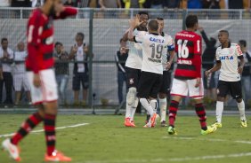 Durante a partida entre Corinthians x Flamengo, realizada esta tarde no estádio do Pacaembu, válida pela 2ª rodada do Campeonato Brasileiro de 2014
