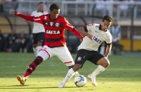 Durante a partida entre Corinthians x Flamengo, realizada esta tarde no estádio do Pacaembu, válida pela 2ª rodada do Campeonato Brasileiro de 2014