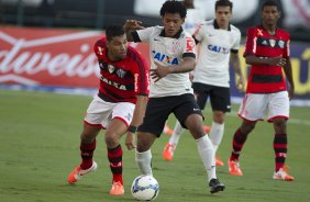 Durante a partida entre Corinthians x Flamengo, realizada esta tarde no estádio do Pacaembu, válida pela 2ª rodada do Campeonato Brasileiro de 2014