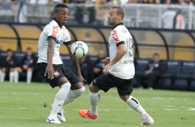Durante a partida entre Corinthians x Flamengo, realizada esta tarde no estádio do Pacaembu, válida pela 2ª rodada do Campeonato Brasileiro de 2014