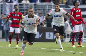 Durante a partida entre Corinthians x Flamengo, realizada esta tarde no estádio do Pacaembu, válida pela 2ª rodada do Campeonato Brasileiro de 2014