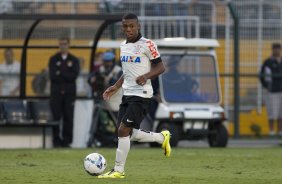 Durante a partida entre Corinthians x Flamengo, realizada esta tarde no estádio do Pacaembu, válida pela 2ª rodada do Campeonato Brasileiro de 2014