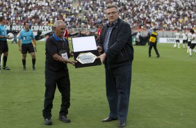 Durante a partida entre Corinthians x Flamengo, realizada esta tarde no estádio do Pacaembu, válida pela 2ª rodada do Campeonato Brasileiro de 2014