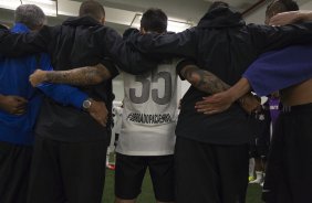 Nos vestiários após a partida entre Corinthians x Flamengo, realizada esta tarde no estádio do Pacaembu, válida pela 2ª rodada do Campeonato Brasileiro de 2014