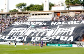 Torcida do Corinthians durante partida vaila pelo campeonato Brasileiro 2014. joga realizado no Pacaembu realizado27/04/2014: (