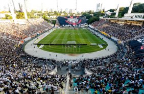 Torcida do Corinthians durante partida vaila pelo campeonato Brasileiro 2014. joga realizado no Pacaembu realizado27/04/2014: (