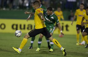 Durante a partida entre Chapecoense/SC x Corinthians, realizada esta noite no estdio Arena Indio Conda, em Chapeco/SC, vlida pela 3 rodada do Campeonato Brasileiro de 2014