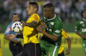 Durante a partida entre Chapecoense/SC x Corinthians, realizada esta noite no estádio Arena Indio Conda, em Chapeco/SC, válida pela 3ª rodada do Campeonato Brasileiro de 2014