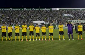 Durante a partida entre Chapecoense/SC x Corinthians, realizada esta noite no estdio Arena Indio Conda, em Chapeco/SC, vlida pela 3 rodada do Campeonato Brasileiro de 2014