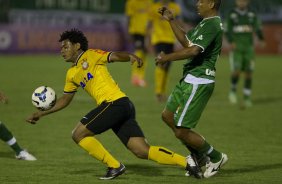 Durante a partida entre Chapecoense/SC x Corinthians, realizada esta noite no estdio Arena Indio Conda, em Chapeco/SC, vlida pela 3 rodada do Campeonato Brasileiro de 2014