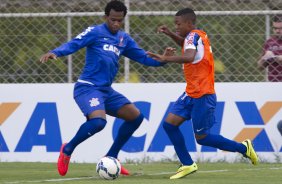 Durante o treino desta manh no CT Joaquim Grava, Parque Ecolgico do Tiete, zona leste de So Paulo. O prximo jogo da equipe ser domingo, dia 11/05, contra o So Paulo, na Arena Barueri, vlido pela 4 rodada do Campeonato Brasileiro de 2014