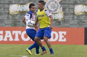 Durante o treino desta manh no CT Joaquim Grava, Parque Ecolgico do Tiete, zona leste de So Paulo. O prximo jogo da equipe ser domingo, dia 11/05, contra o So Paulo, na Arena Barueri, vlido pela 4 rodada do Campeonato Brasileiro de 2014