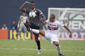 Durante a partida entre So Paulo x Corinthians, realizada esta tarde na Arena Barueri, vlida pela 4 rodada do Campeonato Brasileiro de 2014