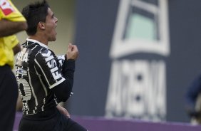 Durante a partida entre So Paulo x Corinthians, realizada esta tarde na Arena Barueri, vlida pela 4 rodada do Campeonato Brasileiro de 2014