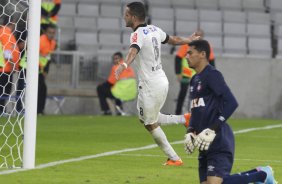 Durante a partida, jogo teste para a Copa do Mundo entre Atltico Paranaense x Corinthians, realizada esta noite na Arena da Baixada, em Curitiba/PR/