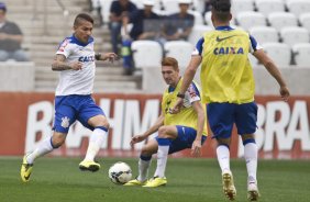 Durante o treino desta tarde na Arena Corinthians, zona leste de So Paulo. O prximo jogo da equipe ser domingo, dia 18/05 contra o Figueirense/SC, vlido pela 5 rodada do Campeonato Brasileiro de 2014