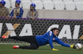 Durante o treino desta tarde na Arena Corinthians, zona leste de So Paulo. O prximo jogo da equipe ser domingo, dia 18/05 contra o Figueirense/SC, vlido pela 5 rodada do Campeonato Brasileiro de 2014