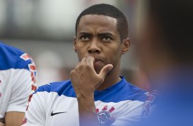 Durante o treino desta tarde na Arena Corinthians, zona leste de So Paulo. O prximo jogo da equipe ser domingo, dia 18/05 contra o Figueirense/SC, vlido pela 5 rodada do Campeonato Brasileiro de 2014