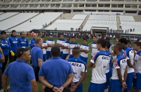 Durante o treino desta tarde na Arena Corinthians, zona leste de So Paulo. O prximo jogo da equipe ser domingo, dia 18/05 contra o Figueirense/SC, vlido pela 5 rodada do Campeonato Brasileiro de 2014