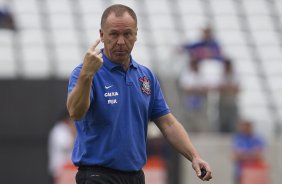 Durante o treino desta tarde na Arena Corinthians, zona leste de So Paulo. O prximo jogo da equipe ser domingo, dia 18/05 contra o Figueirense/SC, vlido pela 5 rodada do Campeonato Brasileiro de 2014