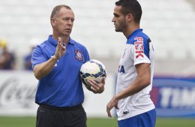 Durante o treino desta tarde na Arena Corinthians, zona leste de So Paulo. O prximo jogo da equipe ser domingo, dia 18/05 contra o Figueirense/SC, vlido pela 5 rodada do Campeonato Brasileiro de 2014