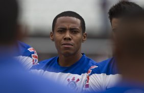 Durante o treino desta tarde na Arena Corinthians, zona leste de So Paulo. O prximo jogo da equipe ser domingo, dia 18/05 contra o Figueirense/SC, vlido pela 5 rodada do Campeonato Brasileiro de 2014