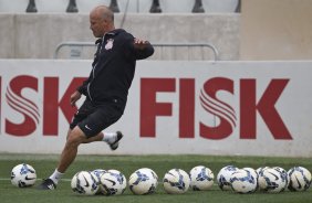 Durante o treino desta tarde na Arena Corinthians, zona leste de So Paulo. O prximo jogo da equipe ser domingo, dia 18/05 contra o Figueirense/SC, vlido pela 5 rodada do Campeonato Brasileiro de 2014