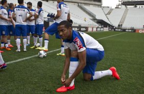 Durante o treino desta tarde na Arena Corinthians, zona leste de So Paulo. O prximo jogo da equipe ser domingo, dia 18/05 contra o Figueirense/SC, vlido pela 5 rodada do Campeonato Brasileiro de 2014