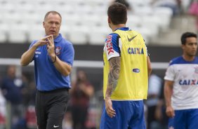 Durante o treino desta tarde na Arena Corinthians, zona leste de So Paulo. O prximo jogo da equipe ser domingo, dia 18/05 contra o Figueirense/SC, vlido pela 5 rodada do Campeonato Brasileiro de 2014