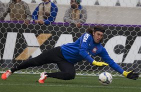 Durante o treino desta tarde na Arena Corinthians, zona leste de So Paulo. O prximo jogo da equipe ser domingo, dia 18/05 contra o Figueirense/SC, vlido pela 5 rodada do Campeonato Brasileiro de 2014