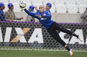 Durante o treino desta tarde na Arena Corinthians, zona leste de So Paulo. O prximo jogo da equipe ser domingo, dia 18/05 contra o Figueirense/SC, vlido pela 5 rodada do Campeonato Brasileiro de 2014