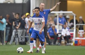 Durante o treino desta tarde na Arena Corinthians, zona leste de So Paulo. O prximo jogo da equipe ser domingo, dia 18/05 contra o Figueirense/SC, vlido pela 5 rodada do Campeonato Brasileiro de 2014