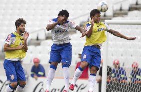 Durante o treino desta tarde na Arena Corinthians, zona leste de So Paulo. O prximo jogo da equipe ser domingo, dia 18/05 contra o Figueirense/SC, vlido pela 5 rodada do Campeonato Brasileiro de 2014