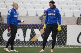 Durante o treino desta tarde na Arena Corinthians, zona leste de So Paulo. O prximo jogo da equipe ser domingo, dia 18/05 contra o Figueirense/SC, vlido pela 5 rodada do Campeonato Brasileiro de 2014