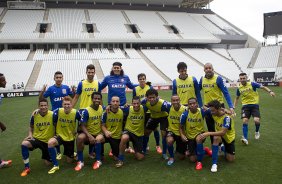 Durante o treino desta manhã na Arena Corinthians, zona leste de São Paulo. O próximo jogo da equipe será amanhã, domingo, dia 18/05 contra o Figueirense/SC, válido pela 5ª rodada do Campeonato Brasileiro de 2014