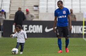 Durante o treino desta manh na Arena Corinthians, zona leste de So Paulo. O prximo jogo da equipe ser amanh, domingo, dia 18/05 contra o Figueirense/SC, vlido pela 5 rodada do Campeonato Brasileiro de 2014