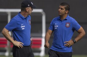 Durante o treino desta manhã na Arena Corinthians, zona leste de São Paulo. O próximo jogo da equipe será amanhã, domingo, dia 18/05 contra o Figueirense/SC, válido pela 5ª rodada do Campeonato Brasileiro de 2014