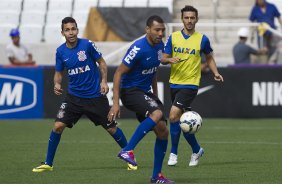 Durante o treino desta manh na Arena Corinthians, zona leste de So Paulo. O prximo jogo da equipe ser amanh, domingo, dia 18/05 contra o Figueirense/SC, vlido pela 5 rodada do Campeonato Brasileiro de 2014