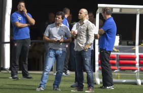 Durante o treino desta manh na Arena Corinthians, zona leste de So Paulo. O prximo jogo da equipe ser amanh, domingo, dia 18/05 contra o Figueirense/SC, vlido pela 5 rodada do Campeonato Brasileiro de 2014