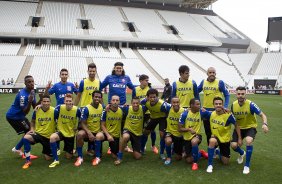 Durante o treino desta manhã na Arena Corinthians, zona leste de São Paulo. O próximo jogo da equipe será amanhã, domingo, dia 18/05 contra o Figueirense/SC, válido pela 5ª rodada do Campeonato Brasileiro de 2014